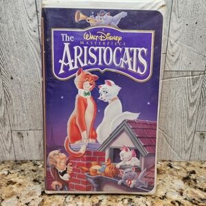 The Aristocats VHS 1996 Walt Disney Clamshell Case Rated G Classic Family Movie